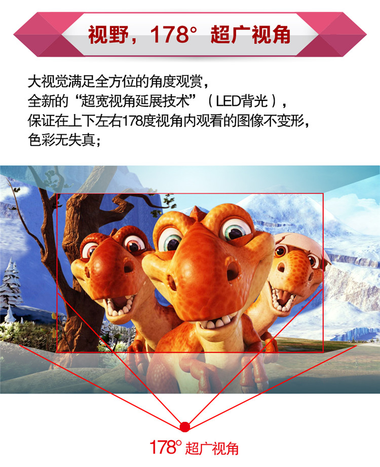 超廣視角拼
接屏