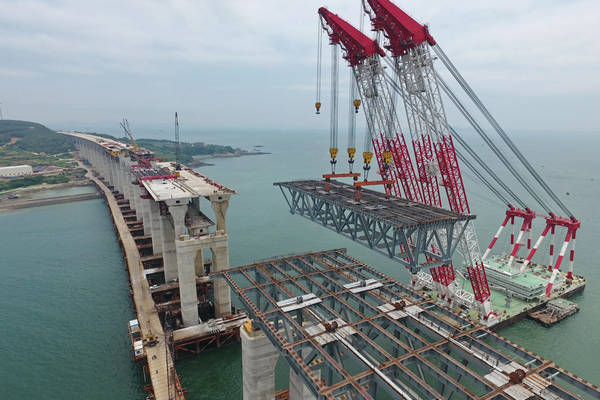 福建平潭鐵路跨海大橋檢測