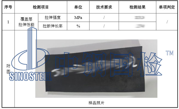 橡膠輸送帶檢測報告結(jié)果