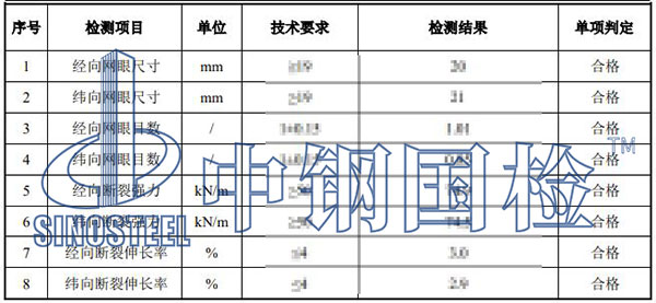 格柵檢測(cè)結(jié)果